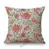 British Art Uk Artist William Morris Flower Pattern Floral Design Elegant Home Decorative Sofa Throw Pillow Case Cushion Cover