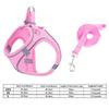 Pet Harness with Reflective Strip Cat Dog Harnesses And Leashes Set Adjustable Pet Harness Vest Pet Supplies for Outdoor Walking
