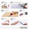 Victorinox Nail Clip 580 Red - Nail Clipper, Curved Blade, Scissors, Nail Cleaner, Nail File, 8 Functions, Emergency Supplies, Stainless Steel