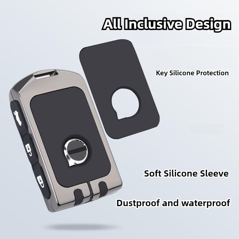 Car Zinc Alloy Key Case Holder Cover Shell For Volvo XC40 XC60 S90 XC90 V90 2017 2018 T5 T6 T8 Fob Smart Key Protection Bag