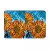 Cows And Sunflowers Anti-slip Doormat Floor Mat Antiwear Carpet Rug for Kitchen Entrance Home Bathroom Living Room Footpad Mats
