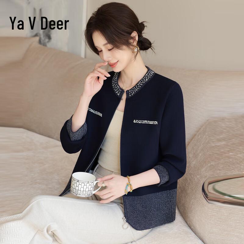 

Элегантный вязаный кардиган Yalu для женщин среднего возраста 3XL