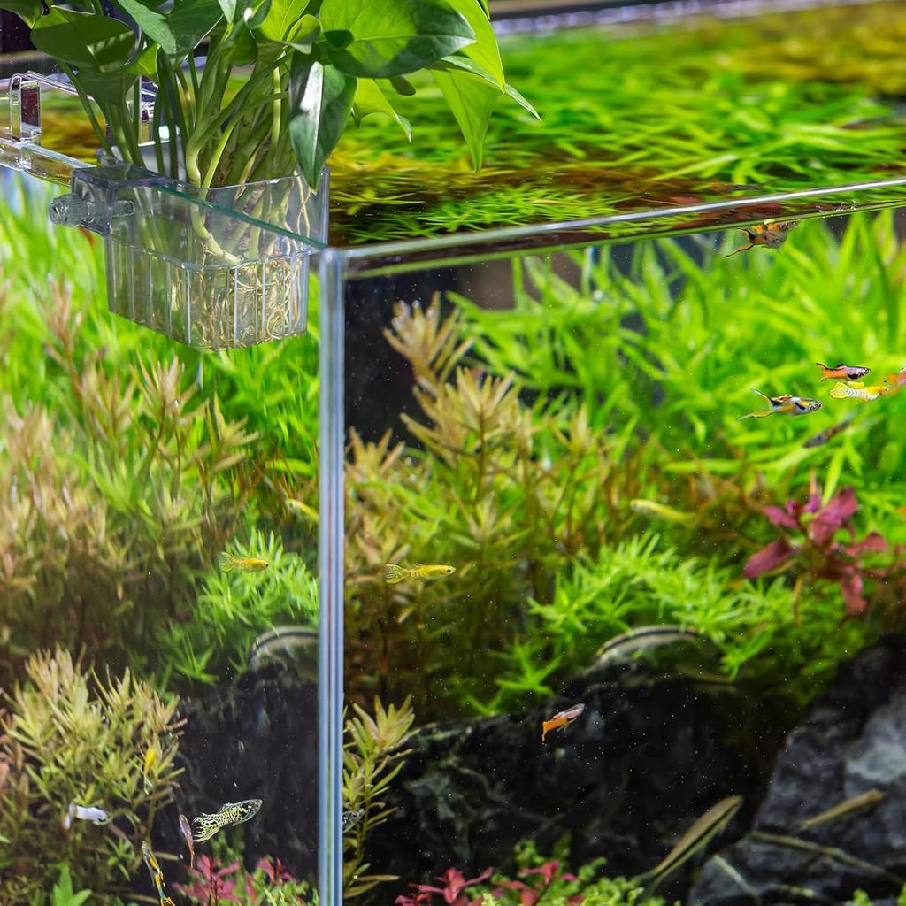 Fischblasen Aquarium Wasser Grasbecher Mehrere Pflanzen Hydrokultur Hydrokultur Pflanzkorb für Aquarium Landschaft