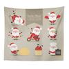 Christmas Series Santa Claus Pattern Tapestry TV Background Wall Landscape Tapestry Cloth Hanging Cloth