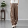 Cotton and Linen Lantern Pants Artistic Loose and Versatile Casual Long Pants Practicing Tai Chi Pants Women’s Trousers