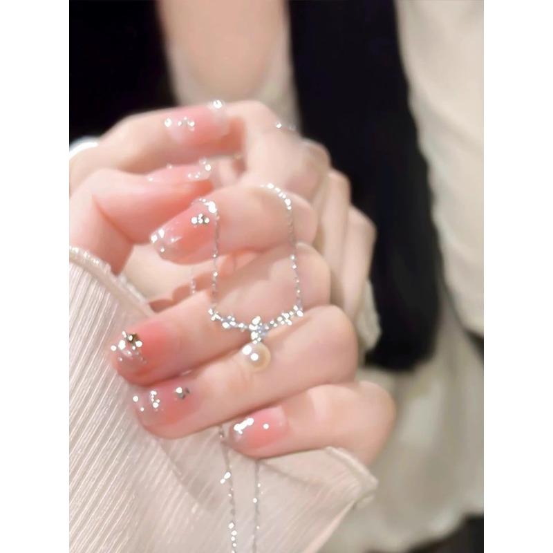 Single small pearl zircon necklace femininity celebrity niche design daily versatile trendy versatile