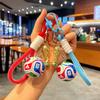 Porte-clés souvenir de la Coupe du Monde de football, réplique du trophée, pendentif