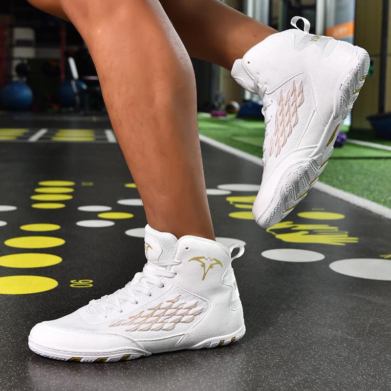 Men Boxing Shoes Combat Sports Wrestling Shoes Combat Equipment Outdoor Sneakers Original Fighting Fitness Wrestling Boots
