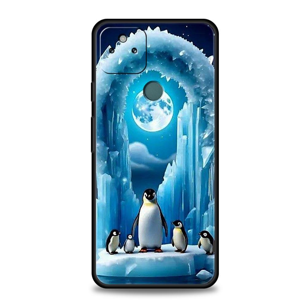 Luxury Pudgy Penguins Art Phone Case Cover for Google Pixel 10 9 8 7 6 9A 8A 7A 6A Pro Shockproof Soft TPU 9 Pro XL Shell Capas