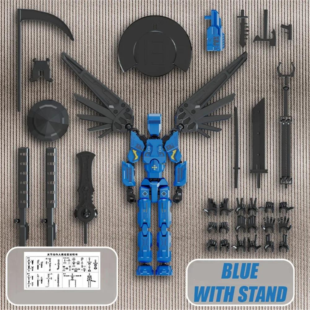 Mecha Titan 13 Actionfiguren T13 Figur Mehrfach beweglich Lucky 13 Actionfigur Dummy Computer Desktop Dekoration