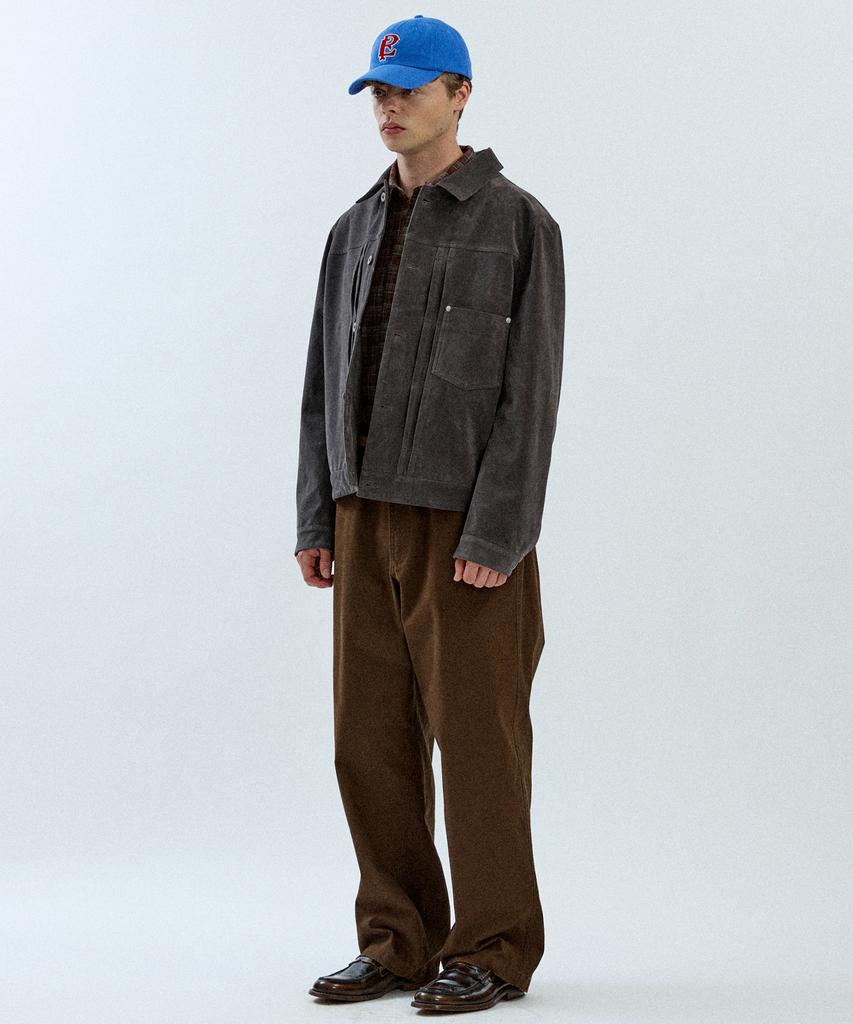 Pilpeu Cotton Chinol Washed Pants 6(Brown)