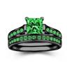 Charm Partnerringe Romantische Damen Rote Strassringe Set Trendige Herren Edelstahl Keltischer Drachenringe Ehering Schmuck