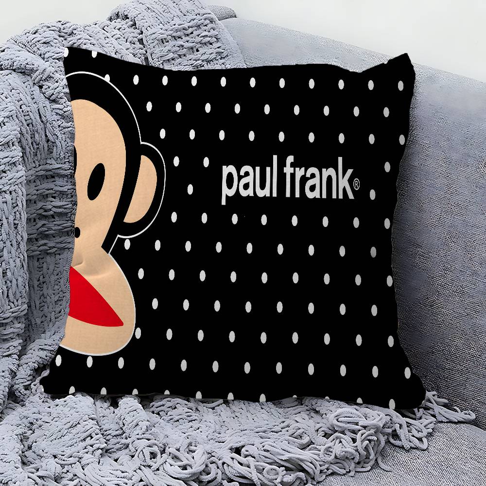 LLuxurious PPaul Frank Anime Pillow Cushion Cover Pillowcase Living Room Sofa Home Decor Customized