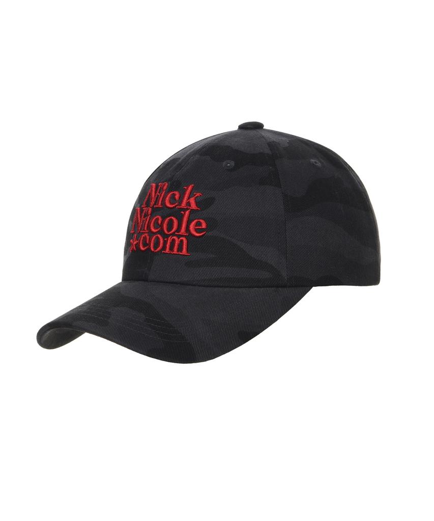 Nigaennikol Nn Dotcom Signature Ball Cap_Camo Black Red