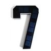 No Wiring Solar Lighted House Numbers Light 6.7IN Solar Digital Doorplate  Porch