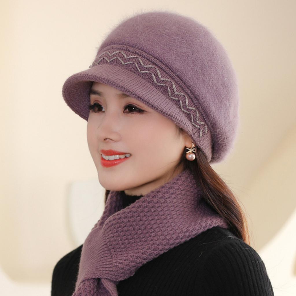 Women's Warm Dual-use Pullover Sports Hat Casual Ear Cap