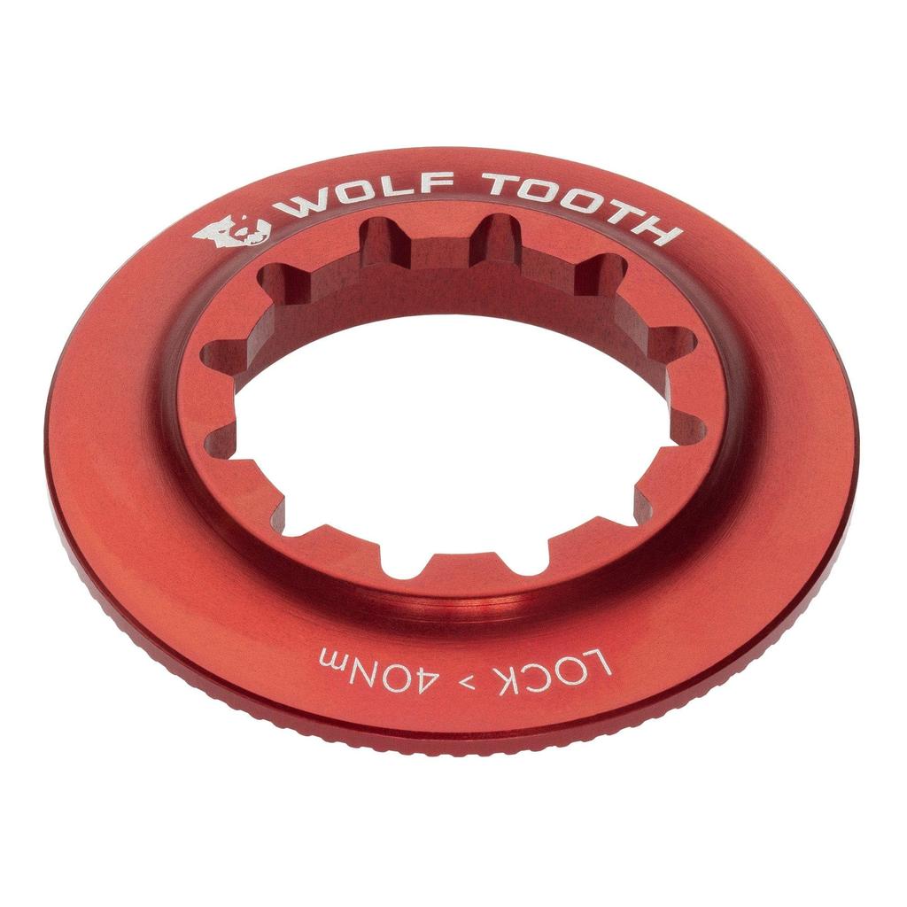 Wolf Tooth Centerlock Rotor Lockring Internal Spline Raw Silver - (U1RTR-LCKRNG-IS-RSIL)