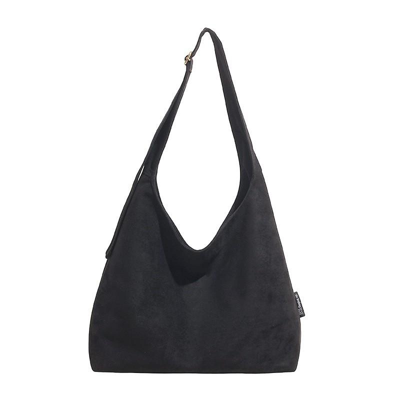 Minimalist Vintage Matte PU Shoulder Bag Women Large Capacity Crossbody Commuter Daily Use