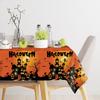 Halloween-Themed Disposable Pe Tablecloth Halloween Thickened And Durable, Suitable For Christmas Party/Picnic/Household