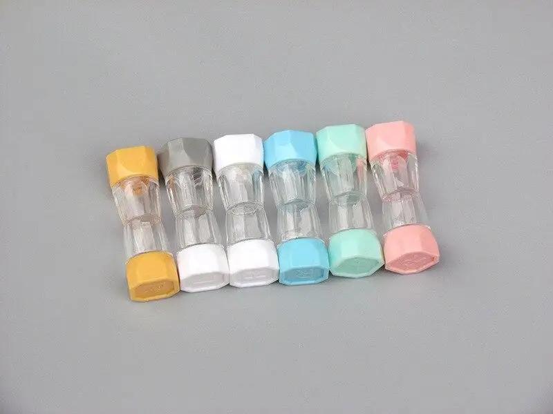 

Mini Diamond Shaped Hard Contact Lens Container Holder Bottle Tube Glasses Case Protector Box Travel Glasses Holder Eye Tool