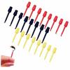 24PCS Plastic Fly Tying Pliers 56mm Hackle Pliers Portable Fishing Hackle Pliers  for Fly Tying