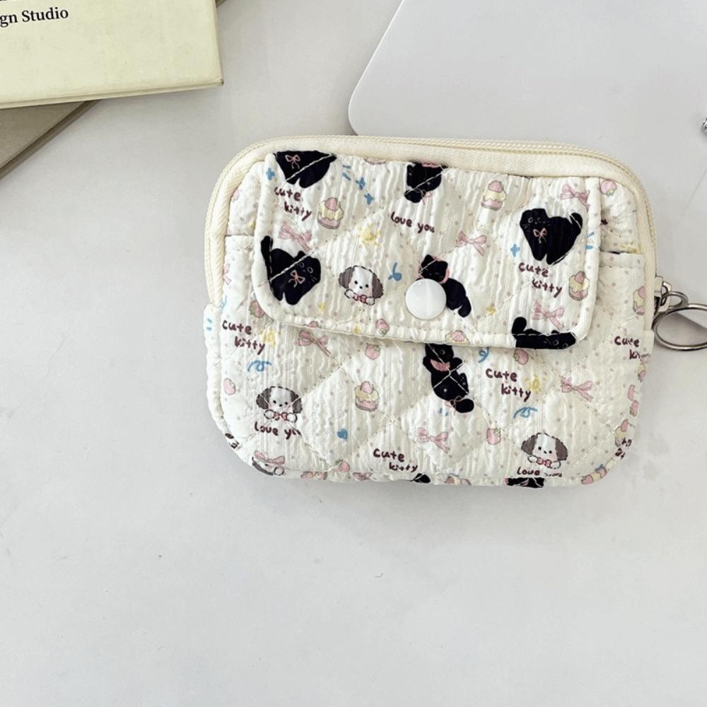 Korean Style Small Lipstick Bag Multifuctional Cute Wallet Sanitary Napkin Storage Bag  Daily