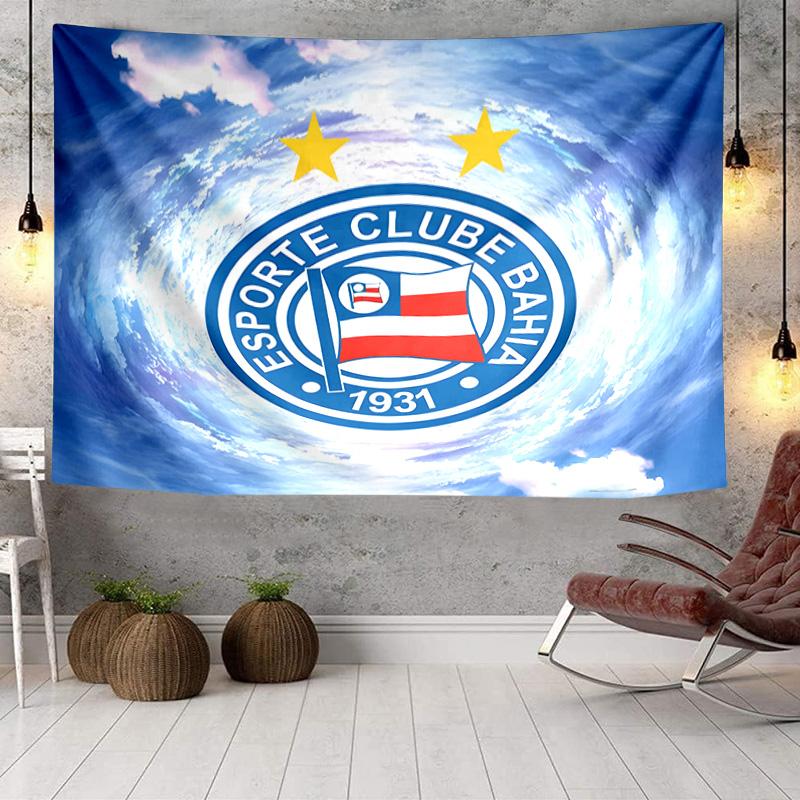 1PC Esporte Clube Bahia Tapestry Hanging for Bedroom,Livingroom, Playroom,Decor Art Room Wall Tapestry Holiday and Birthday Gifts