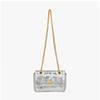 Vivienne Westwood Metallic Crinkle Small Pulse Chain Crossbody 5c01000bw L00a7 Q401