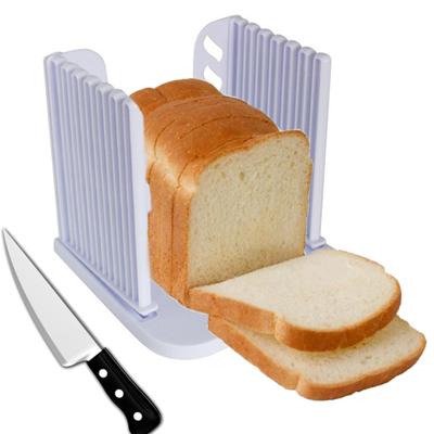 Toastschneider, Brotschneideführung, verstellbare Breite, Schneider für selbstgebackenes Brot, faltbare Krümelschublade, 10/20 mm Dicke, wiederverwendbares Küchenwerkzeug