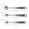 5Pcs/Set Stainless Spoons Kitchen Steel Seasoning Measuring Tool Baking Cooking