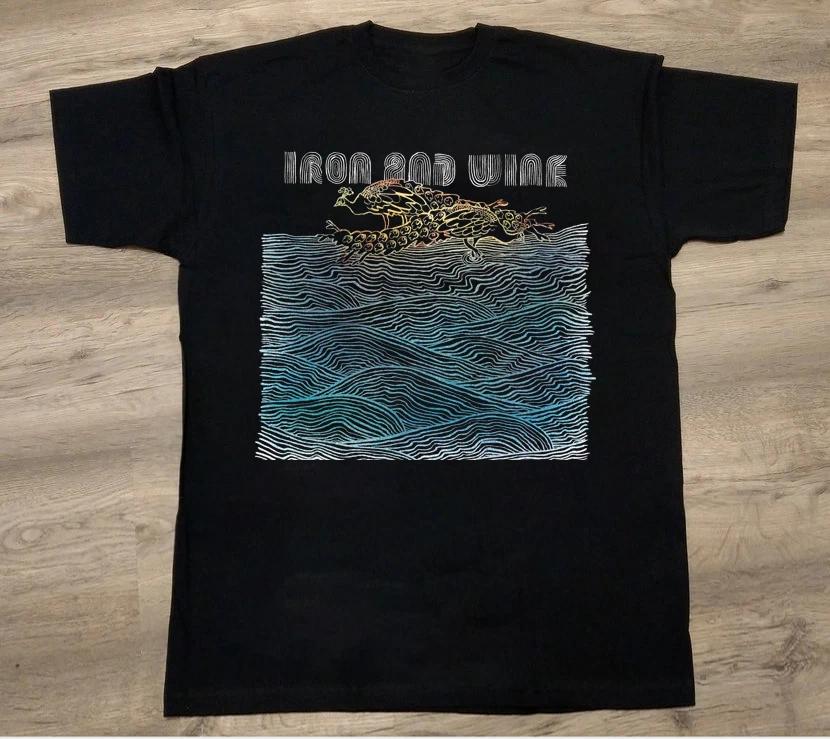 Discography Iron Wine Black Cotton Shirt S5xl Cl407 S