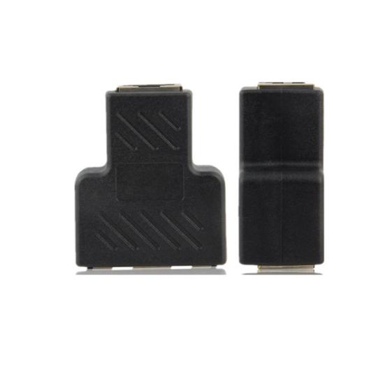 1 to 2 Network Splitter Connector Lan Ethernet Extender Adapter Plug for RJ45