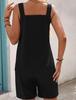 2026 Spring/Summer European and American Style Round Neck Solid Color Two-Piece Sleeveless Shorts Set for Women.