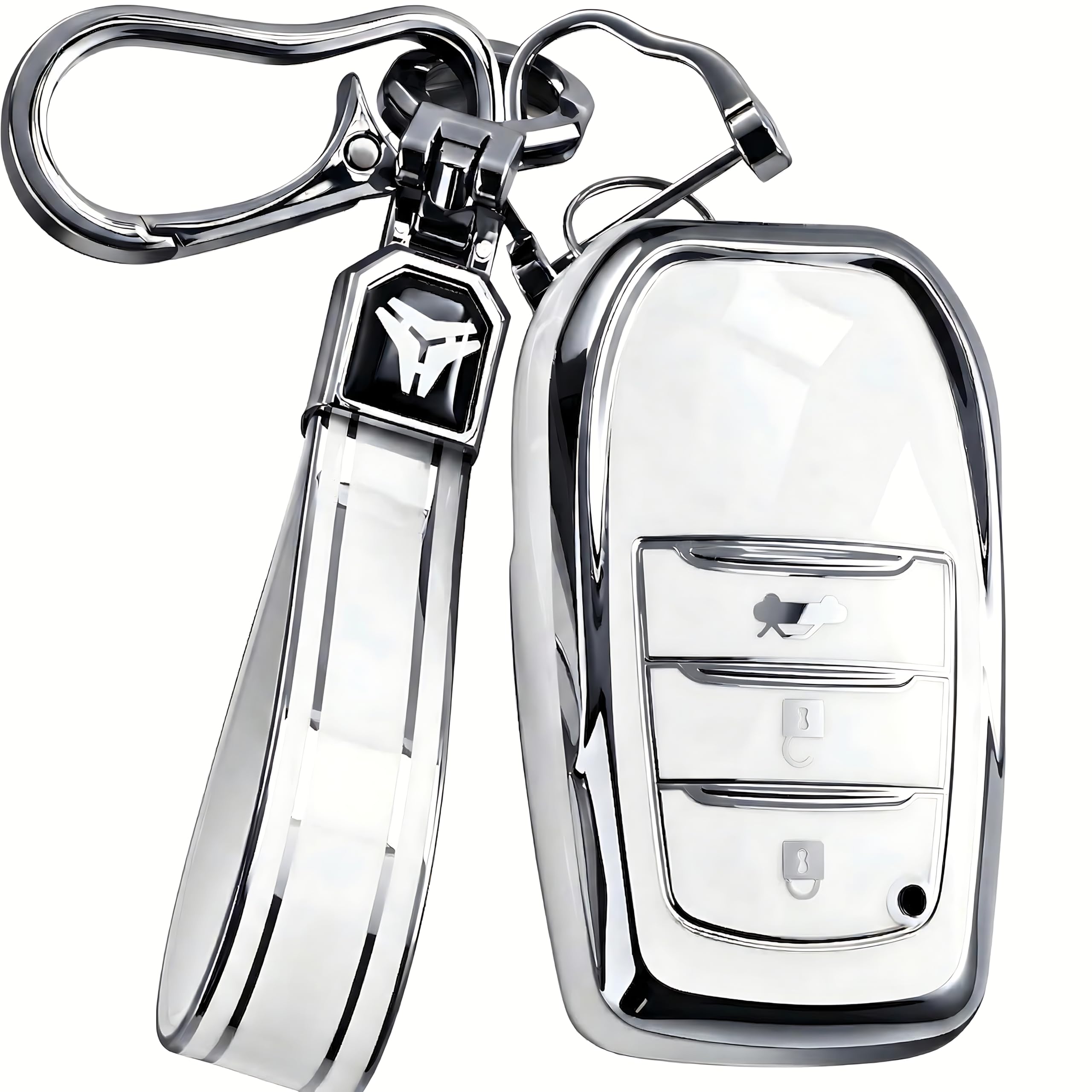 

Smart Key Cover for Toyota Land Cruiser Prius New Harrier 80 Yaris Cross Keychain Case/Key 250, 60, Series, - Stylish, Scratch-Resistant (Glossy,