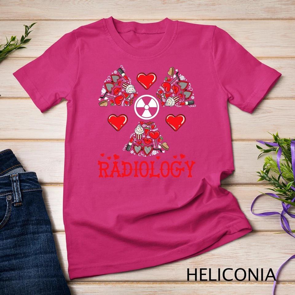 Valentine Couple Radiology Rad Tech Radiologist Xray T-Shirt Unisex T-shirt 3 XL