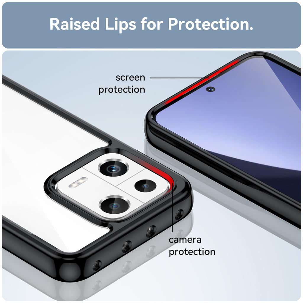 For Xiaomi 13 Clear Case Xiaomi 13 Cover Shell Capa Coque Hard Translucent Shockproof Phone Bumper For Xiaomi 13