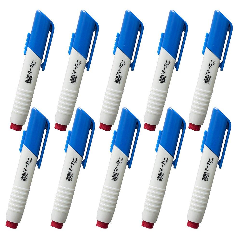 

Sakura Cray-Pas Marking Chalk, Red, 10 pieces, KPH#19(10)