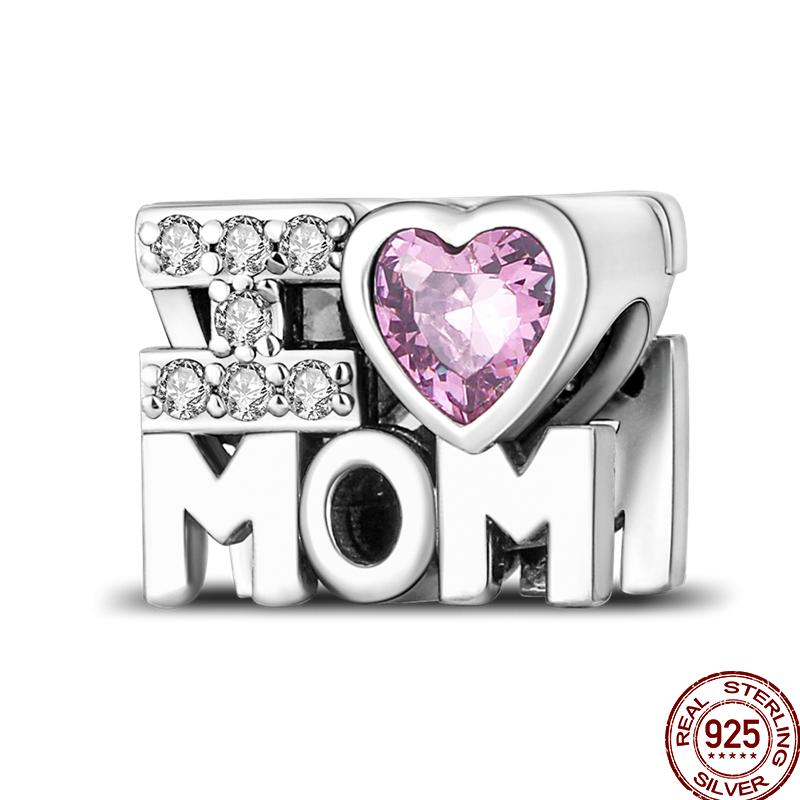 

Copper Valentine S Day Love Heart Affection Blessing Love Series Beads Charm Suitable For Pan Original Bracelet