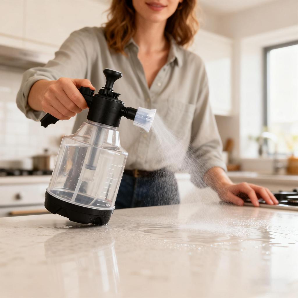 Foam Spray Bottle 3L Garden Hand Pump Pressure Sprayer Spray Bottles For Cleaning For Car Detailing Outdoor Watering Flower Care