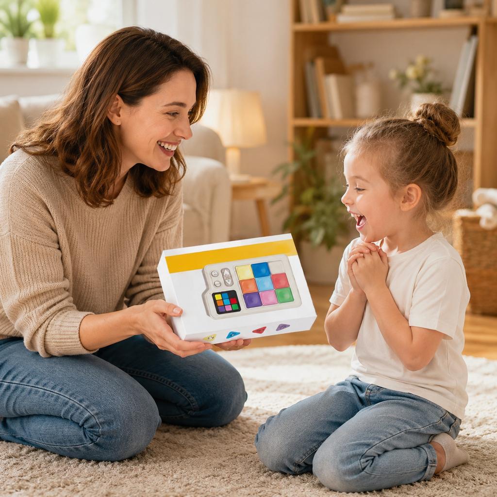 Electronic Klotski Puzzle, Sliding Puzzle for Adults and Kids, Teaser Toy