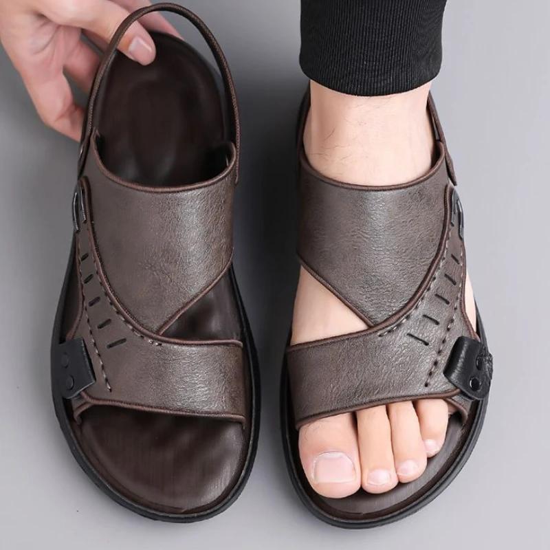 Fashion Outdoor Men's Sandal Height with Platform Non-slip In Welcome Deal Clearance Sale Casual 2025 Styles Eva Breathable 39 Male Shoe