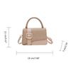 Bolsa Tote Mini Elegante com Alça Curta Bolsa de Mão Versátil Bolsa Transversal para Mulheres e Meninas Rosa