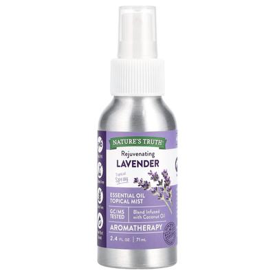 Nature's Truth, Essential Oil Topical Mist, Rejuvenating Lavender, 2.4 Fl Oz (71 Ml)