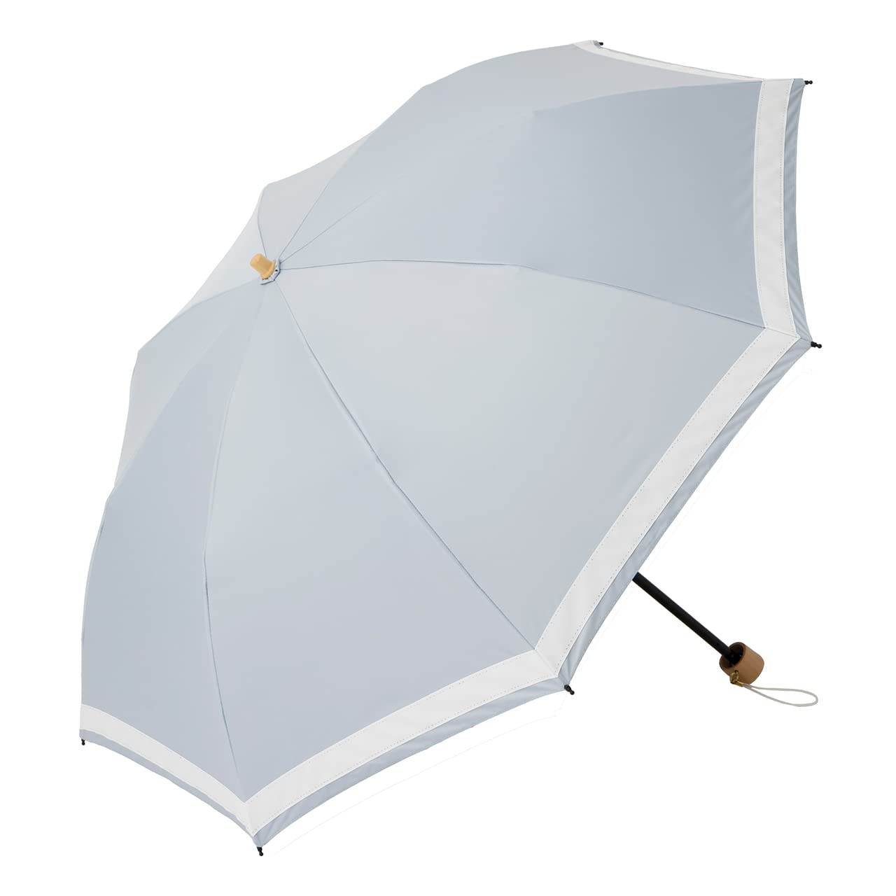 

Cool Plus Folding Parasol with UV Heat and Light Blocking Ribbon for 50cm x 8 Light Blocking and UV Protection Heat and Light Grade 1 Grosgrain Women, синій