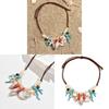Summer Shell Necklace For Women With Handcrafted Coral And Shell Design For Beach Vacation