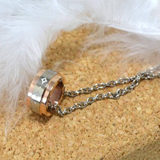 phiten Fefe Phiten Necklace for Women Pink Gold Pendant 12 set and Kotobuki Jewelry polishing [Fefe] fe-fe [Set] 2-piece (necklace cloth)