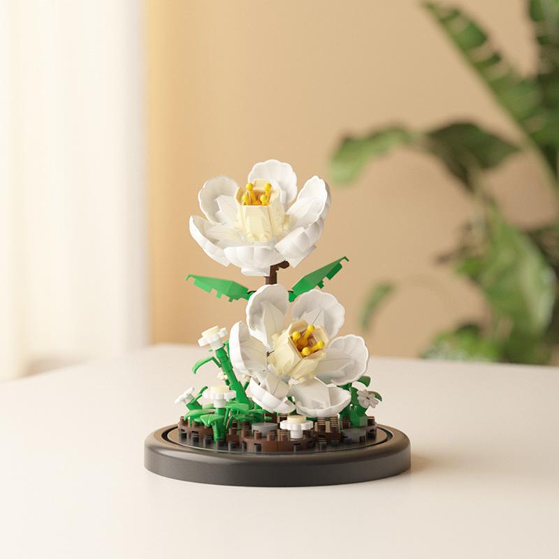 Sunflower Microparticle Building Blocks Simulation Eternal Flower Puzzle Assembly Toy Desktop Ornament
