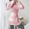 Dame /vinter Lammeull Cardigan Hette Glidelås Fleece Fritidskåpe