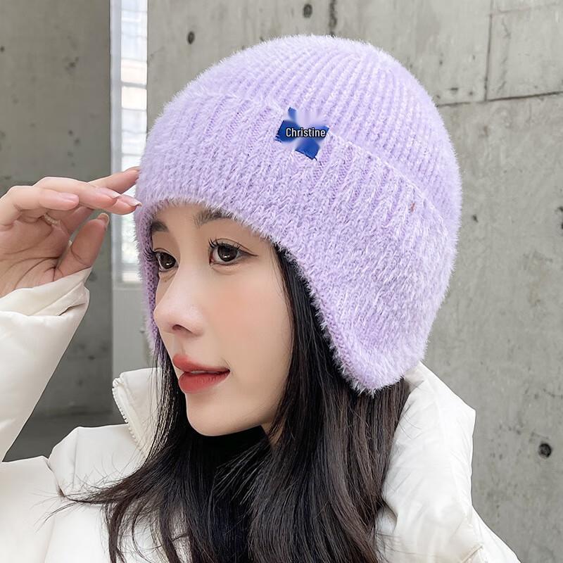 Вязаная шапка-бини Junbie со снежинками