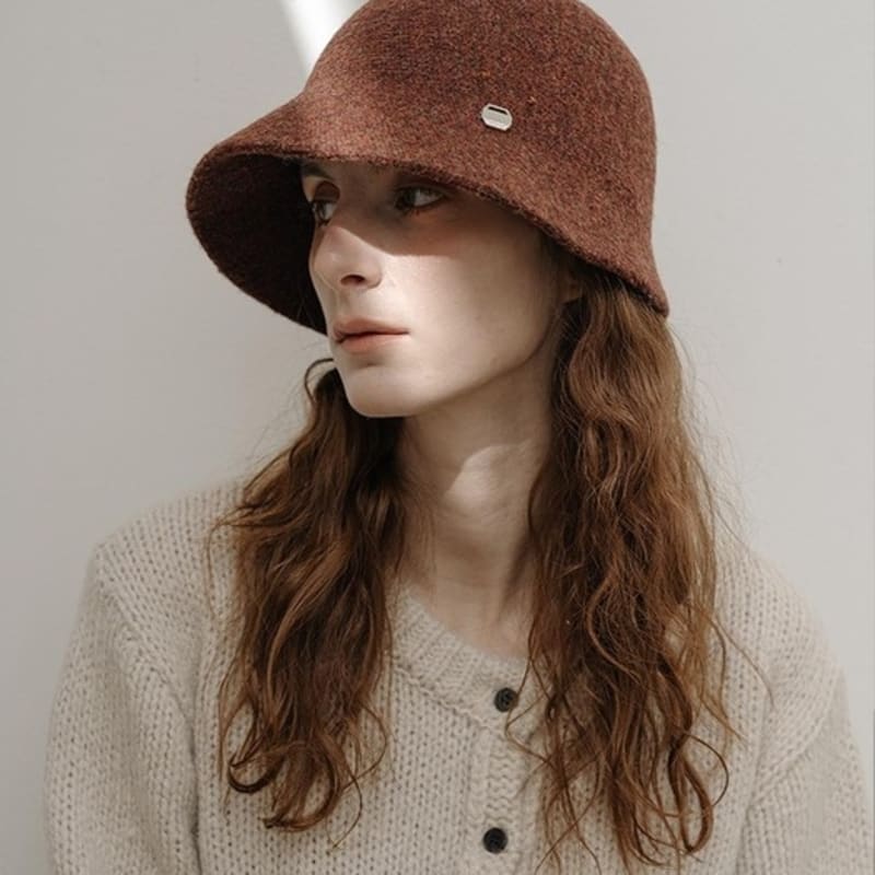 

ACCLET Шляпа-ведро асимметричной формы с наклоном винного цвета H042WN wine